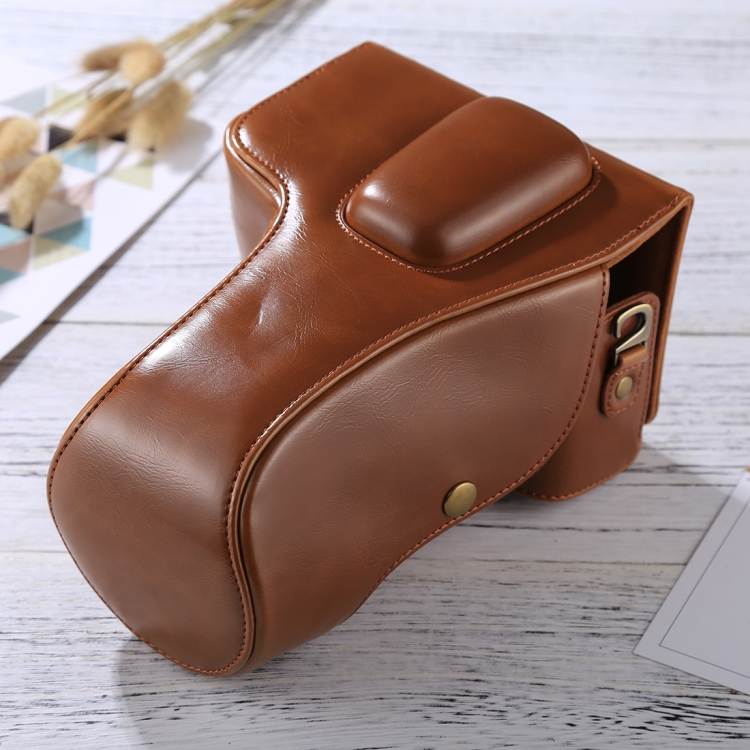 

Full Body Camera PU Leather Case Bag for Nikon D5300 / D5200 / D5100 (18-55mm / 18-105mm / 18-140mm Lens) (Brown)