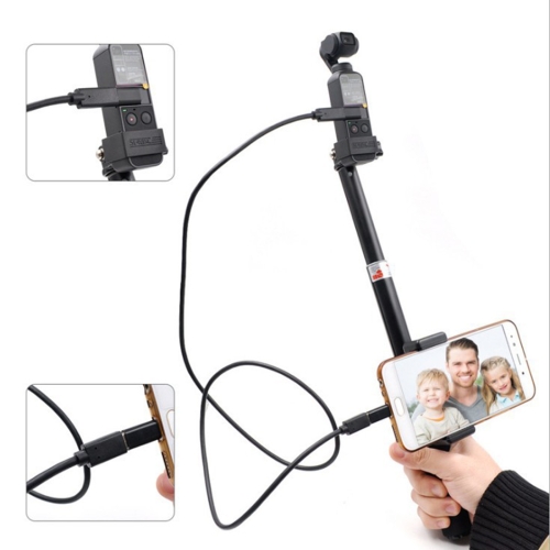 

Portable 8 Pin Port Extendable Selfie Stick Folding Self Timer Rod for DJI OSMO Pocket