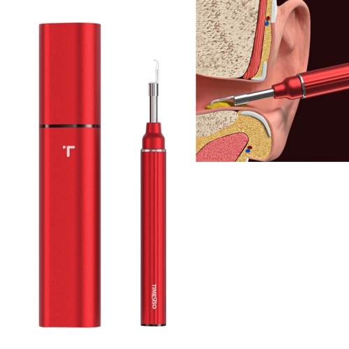 

Timesiso P40 Pro 2.4G WiFi 3.9mm 5.0MP HD Visual Earpick Digital Endoscope with Hall Switch Storage (Red)