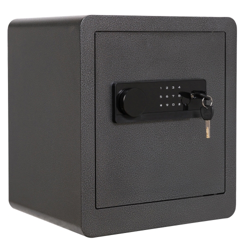 

[US Warehouse] 1.5 Cubic Feet Home Office Double Safety Key Lock Digital Security Safe Box