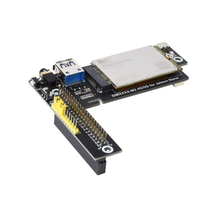 

Waveshare SIM8200EA-M2 5G Snapdragon X55 Multi Mode Multi Band 5G/4G/3G Module Expand Board for Jetson Nano, US Plug