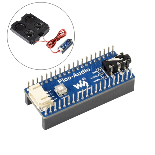 

Waveshare Audio Expansion Module for Raspberry Pi Pico, Concurrently Headphone / Speaker Output