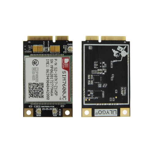 

TTGO T-PCIE ESP32-WROVER-B AXP192 Chip WiFi Bluetooth Nano Card SIM Series Module Hardware Composable Development Board, PCIE-SIM7600JC Module