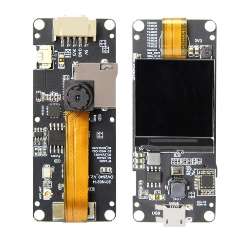 

TTGO T-Camera Plus Lens MPU6050 Extended Version ESP32-DOWDQ6 8MB SPRAM Camera Module OV2640 1.3 inch Display Rear Camera