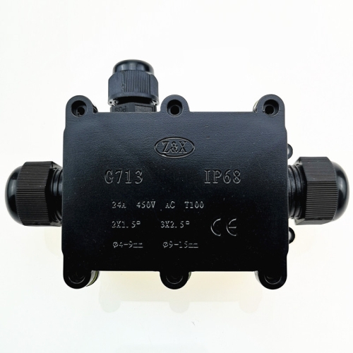 

G713 IP68 Waterproof Three-way Junction Box for Protecting Circuit Board