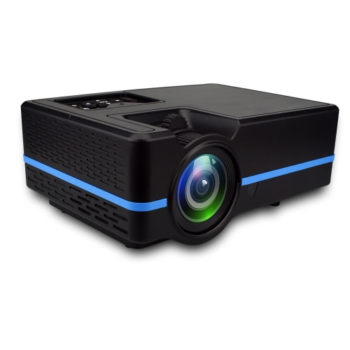 

VS313 120ANSI Lumens HD1920*1080P LED+LCD Technology Smart Projector, Support AV / HDMI / TF Card / USB / VGA / TV(Black)