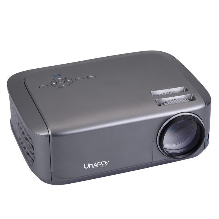 

UHAPPY U68 Single LCD Panel 1080P LED HD Mini Projector with Remote Control, Support AV / VGA / USB x 2 / HDMI x 2 / Y.Pb.Pr