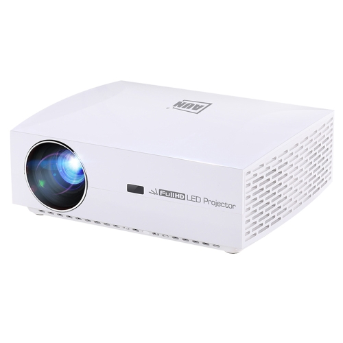 

AUN F30UP 5.8 inch LCD Screen 5500 Lumens 1920x1080P Full HD Smart Projector with Remote Control, Android 6.0, 2GB+16GB, Support Audio out / SPDIF/ AV in / USB / HDMI (White)