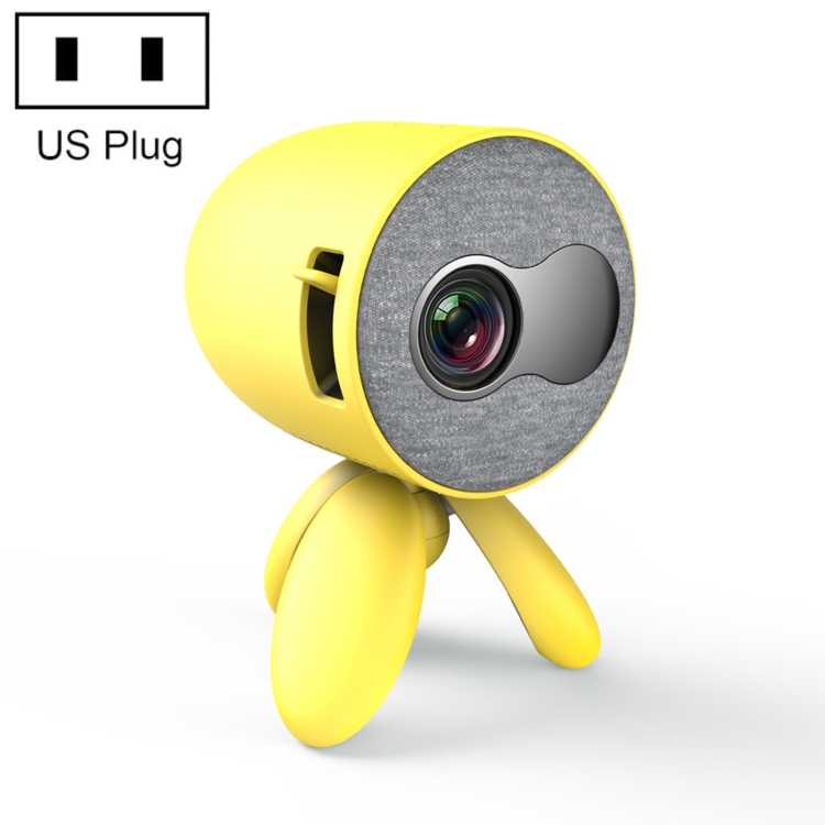 

YG220 Children Projector Mini LED Portable Home Speaker Projector (Yellow)