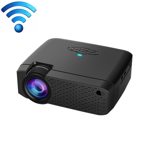 

D40S 1600 Lumens Portable Home Theater LED HD Digital Projector (Black)