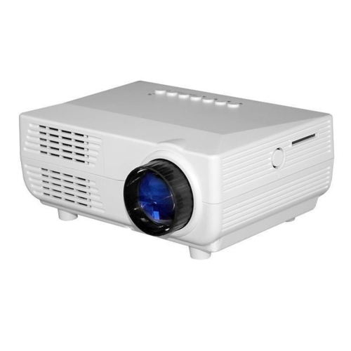 

VS311 Mini Projector 150 Lumens LED 480x320 SVGA Multimedia Video Projector, Support HDMI / SD / USB / VGA / AV, Projecting Distance: 1-5m(White)