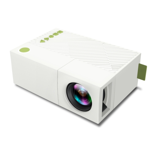 

YG310 400LM Portable Mini Home Theater LED Projector with Remote Controller, Support HDMI, AV, SD, USB Interfaces (White)