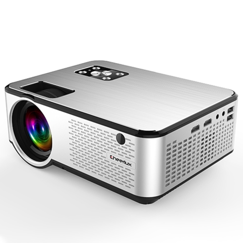 

Cheerlux C9 2800 Lumens 1280x720 720P HD Smart Projector, Support HDMI x 2 / USB x 2 / VGA / AV(Black)