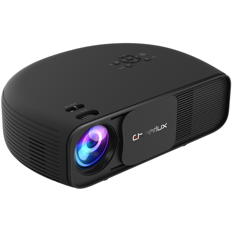 

Cheerlux CL760 3600 Lumens 1280x800 720P 1080P HD Android Smart Projector, Support HDMI x 2 / USB x 2 / VGA / AV(Black)