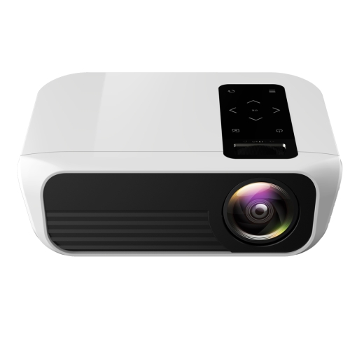 

T500 1920x1080 3000LM Mini LED Projector Home Theater, Support HDMI & AV & VGA & USB & TF, Mobile Phone Version (White)