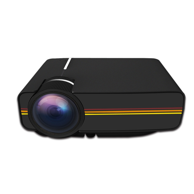 

YG400 800x480 1200LM Mini LED Projector Home Theater, Support HDMI & AV & SD & USB & VGA, Mobile Phone Version (Black)