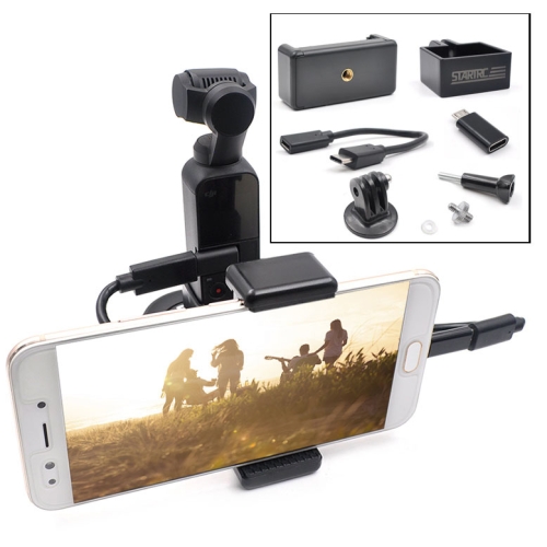 

STARTRC ABS Handheld Mobile Phone Clip Holder Expansion Accessories for DJI OSMO Pocket, Support Android Phone