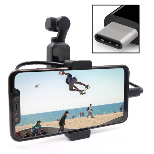 

STARTRC Metal Holder Mobile Phone Holder Bracket Expansion Accessories for DJI OSMO Pocket, Support Type-C Interface