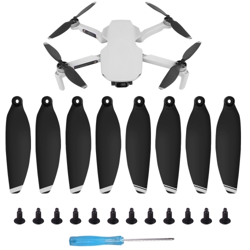 

8 PCS/Set Sunnylife 4726F Low Noise Quick-release Wing Propellers for DJI Mini 2 (Silver)