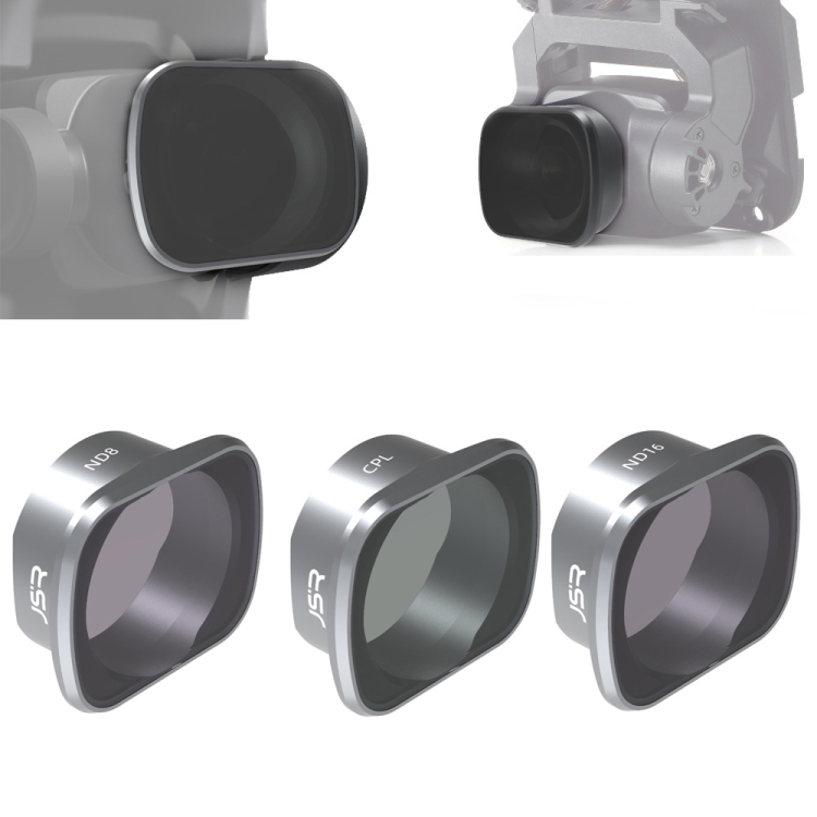 

JSR KS 3 in 1 ND8+ND16+CPL Lens Filter for DJI FPV, Aluminum Alloy Frame