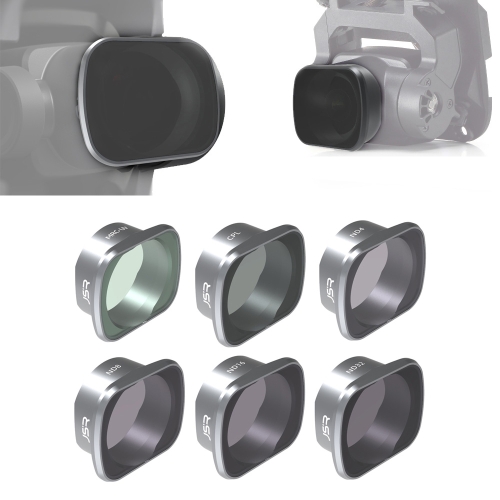 

JSR KS 6 in 1 ND4+ND8+ND16+ND32+MCUV+CPL Lens Filter for DJI FPV, Aluminum Alloy Frame