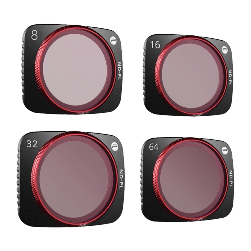 

PGYTECH P-16B-063 4 in 1 NDPL8+NDPL16+NDPL32+NDPL64 Lens Filter Kits for DJI Air 2S