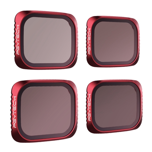 

PGYTECH P-16B-062 4 in 1 ND8+ND16+ND32+ND64 Lens Filter Kits for DJI Air 2S