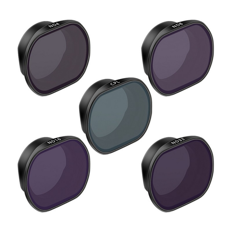 

RCSTQ 5 in 1 ND4+ND8+ND16+ND32+CPL Drone Lens Filter for DJI FPV