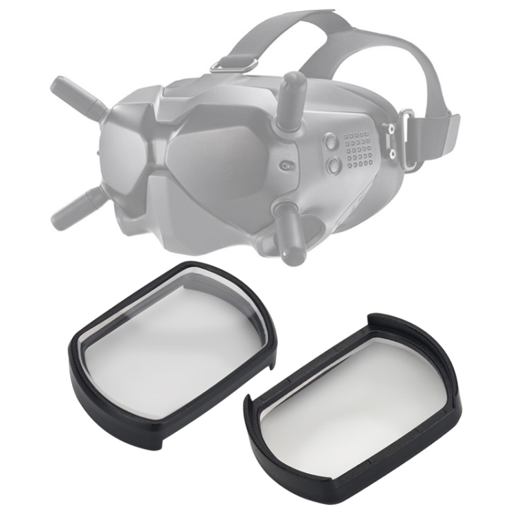 

RCSTQ 2 PCS 350 Degree Myopia Glasses Lens Vision Correction Aspherical Lens for DJI FPV Goggles V2