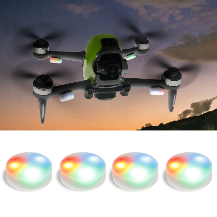 

RCSTQ 4 PCS Three-Color Strobe LED Light Night Light Flashing Light for DJI FPV
