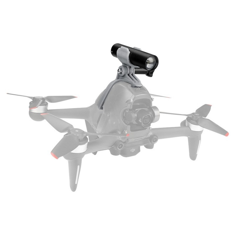 

RCSTQ Flashlight Night Light + Torch Bracket Kit for DJI FPV Drone(Black)