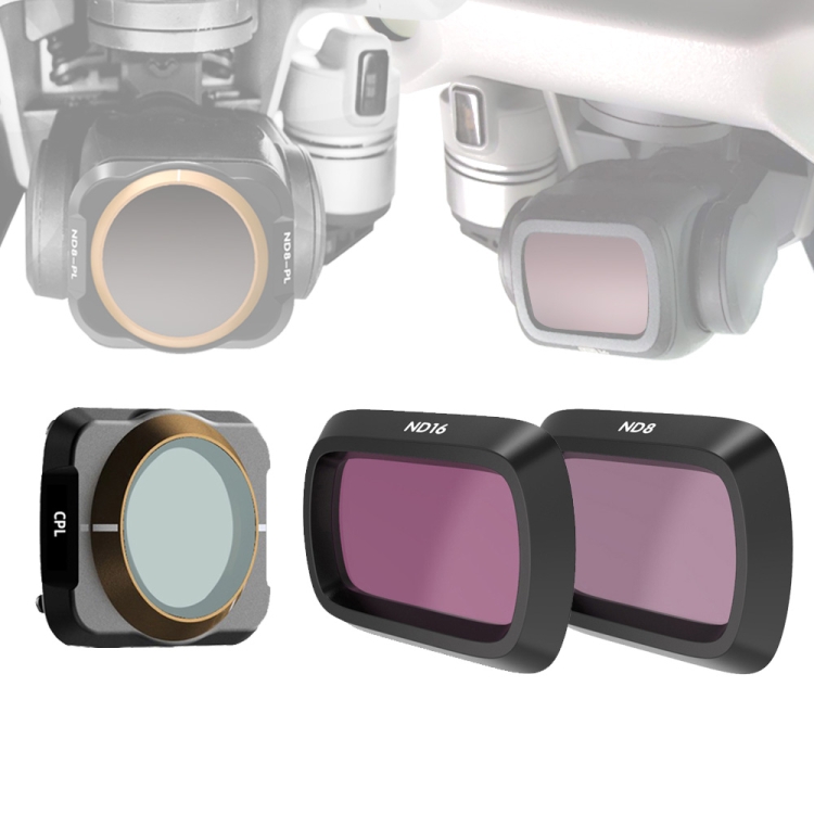 

JSR Drone 3 in 1 CPL+ND8+ND16 Lens Filter for DJI MAVIC Air 2
