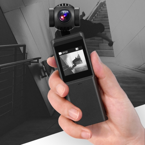 

P6A 1080P Pocket Gimbal Camera Mini PTZ Vlog Camera(Black)