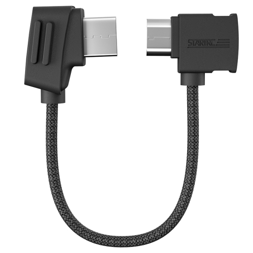 

STARTRC 10cm USB-C / Type-C to Micro USB Converting Connector Data Cable for DJI Mavic Mini / Air, Shark Remote Controller(Black)