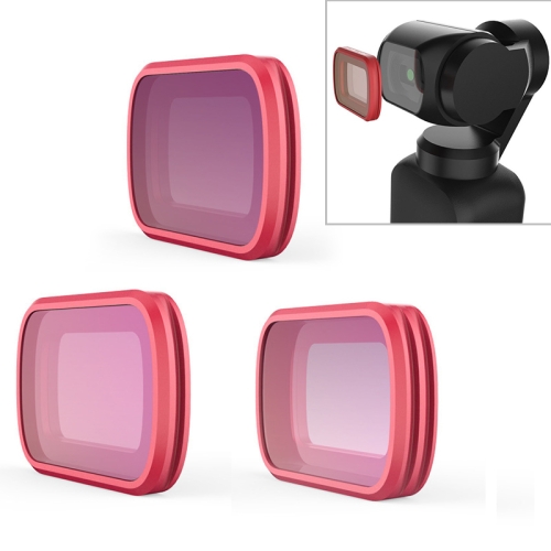 

3 PCS PGYTECH P-18C-012 CPL/ND8/ND16 Profession Diving Color Lens Filter for DJI Osmo Pocket