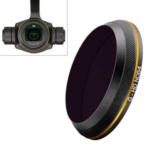 

PGYTECH X4S-HD ND64 Gold-edge Lens Filter for DJI Inspire 2 / X4S Gimbal Camera Drone Accessories