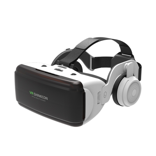 

VR SHINECON G06E Virtual Reality 3D Video Glasses Suitable for 4.7 inch - 6.1 inch Smartphone with Headset (White)