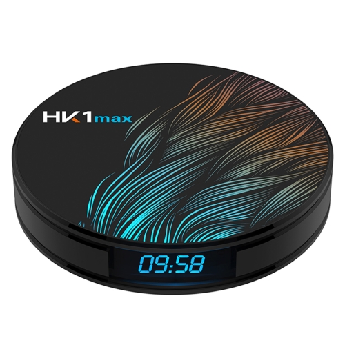 

HK1max 4K UHD Smart TV Box with Remote Controller, Android 9.0 RK3328 Quad-Core 64bit Cortex-A53, 4GB+64GB, Support Dual Band WiFi & AV & HDMI & RJ45 & TF Card (Black)