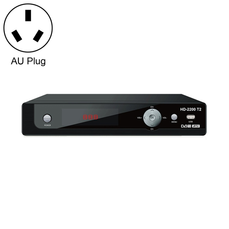 

HD-2200T2 HD Digital TV Box with Remote Control, Montage MT2203 Dual Core, Support WiFi, AU Plug