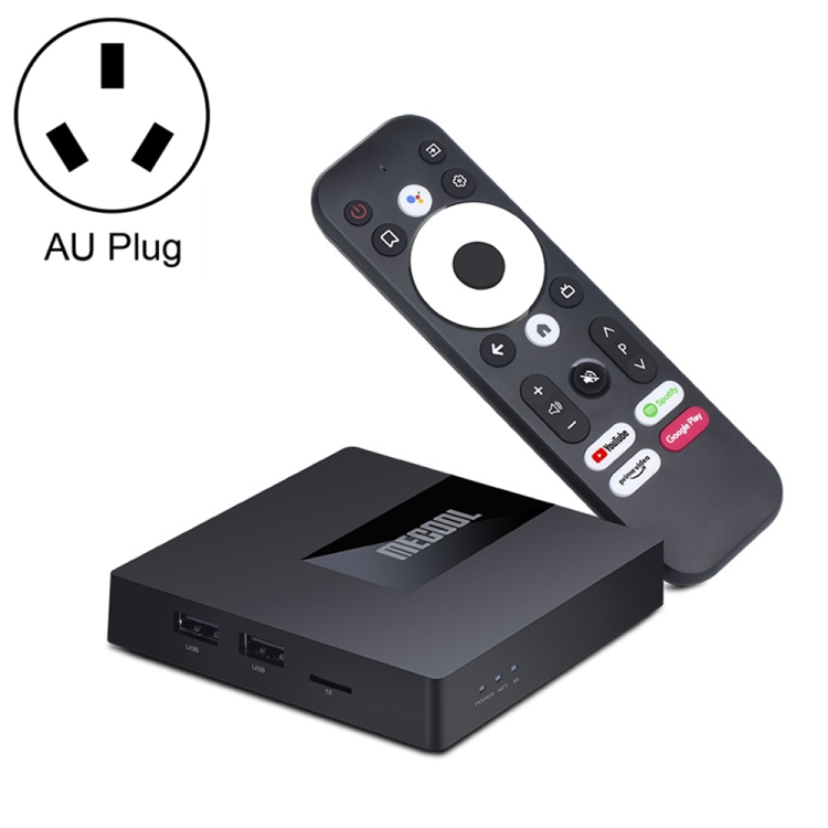 

MECOOL KM7 4K TV Box, Android 11 Amlogic S905Y4 CPU 2GB+16GB wtih Remote Control, AU Plug
