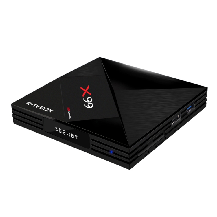 

R-TV BOX X99 4K UHD Smart TV Box with Remote Controller, Android 7.1 RK3399 Hexa Core 2.0GHz, 4GB+32GB, Support OTG & Dual Band WiFi (Black)