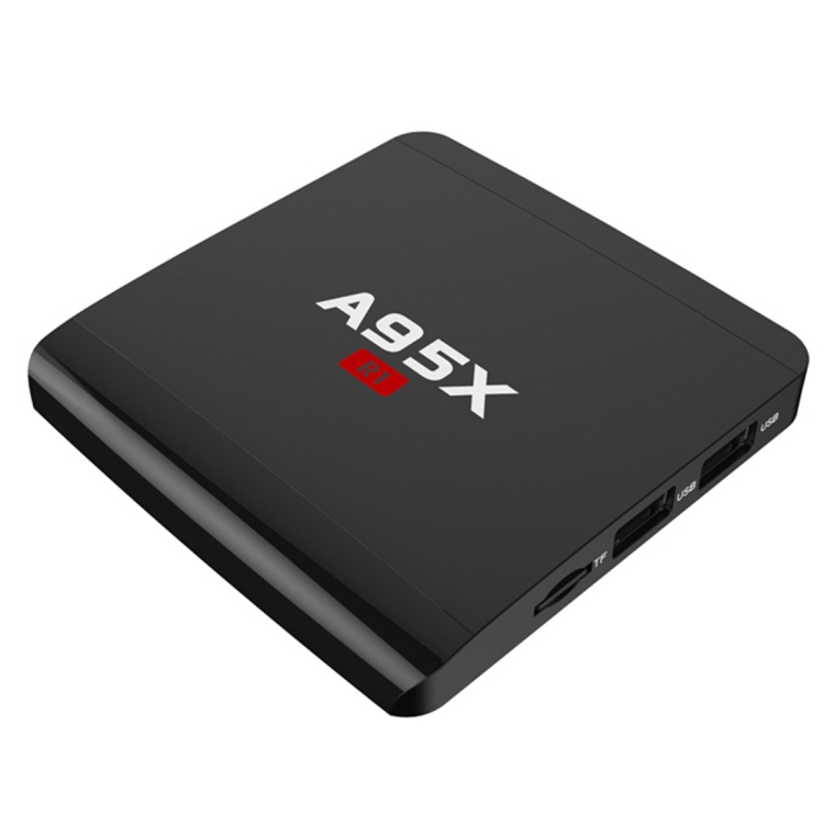 

A95X R1 1080P 4K HD Smart Media Player Android TV Box with Remote Control, Amlogic S905W Quad Core, Android 7.1, RAM: 1GB, ROM: 16GBSupport 2.4G WiFi, HDMI, LAN(Black)
