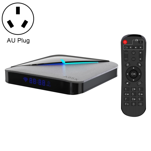 

A95X F3 Air 4K RGB Light Smart TV BOX Android 9.0 Media Player wtih Remote Control, Quad-core Amlogic S905X3, RAM: 4GB, ROM: 32GB, AU Plug