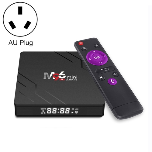 

M96mini 4K Smart TV BOX Android 9.0 Media Player wtih Remote Control, Quad-core RK3228A, RAM: 2GB, ROM: 16GB, Dual Band WiFi, AU Plug