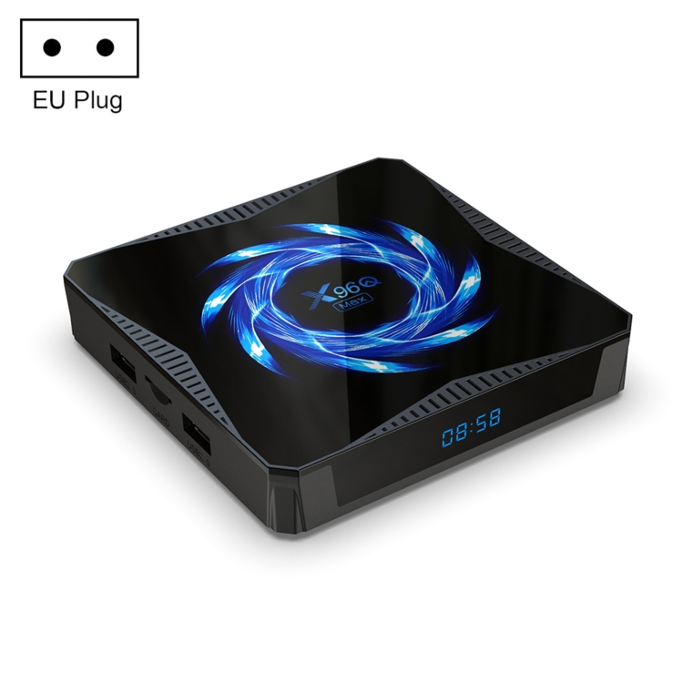 

TANIX X96Q Max 4K Smart TV BOX Android 10 Media Player wtih Remote Control, Quad Core Allwinner H616, RAM: 4GB, ROM: 64GB, 2.4GHz/5GHz WiFi, EU Plug