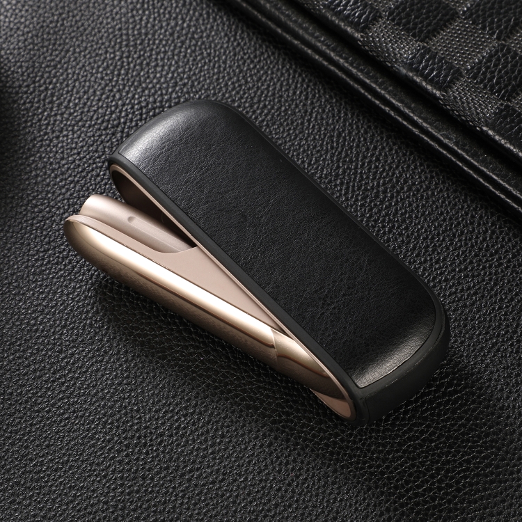 

Crazy Horse Texture PU+TPU Electronic Cigarette Skin Soft Shell for IQOS 3.0 (Black)