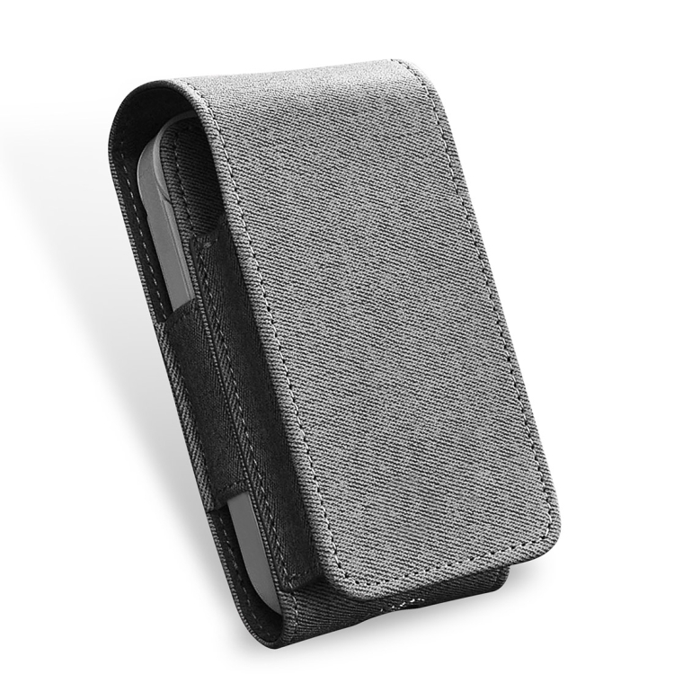 

DUX DUCIS Stylish Denim Texture PU Leather Protective Case for IQOS Electronic Cigarette(Light Grey)