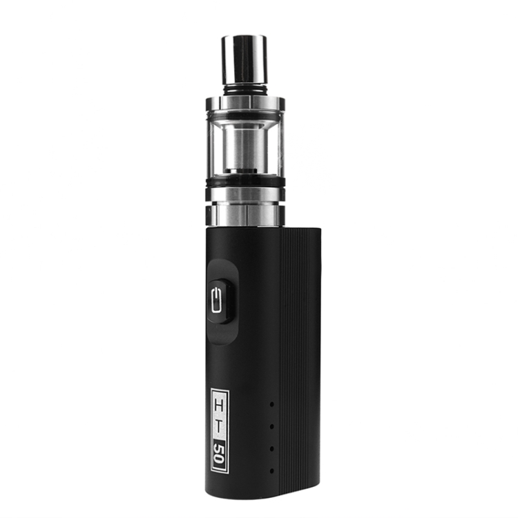 

HT 50W 2200mAh Battery Electronic Cigarette Starter Kit Regulator Atomizer, Atomizer Capacity: 3ml (Black)