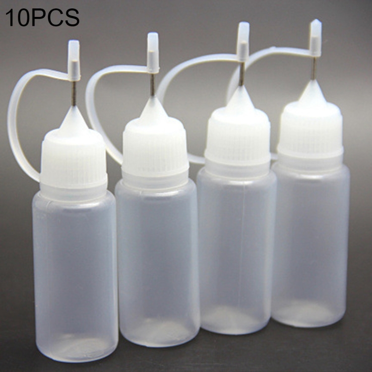 

10 PCS PET Pinhole E-cigarette Oil Bottle Capacity: 10ml