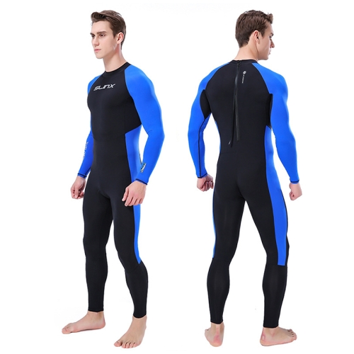 

SLINX 1707 Lycra Quick-drying Long-sleeved Sunscreen Full Body Diving Wetsuit for Men, Size: S